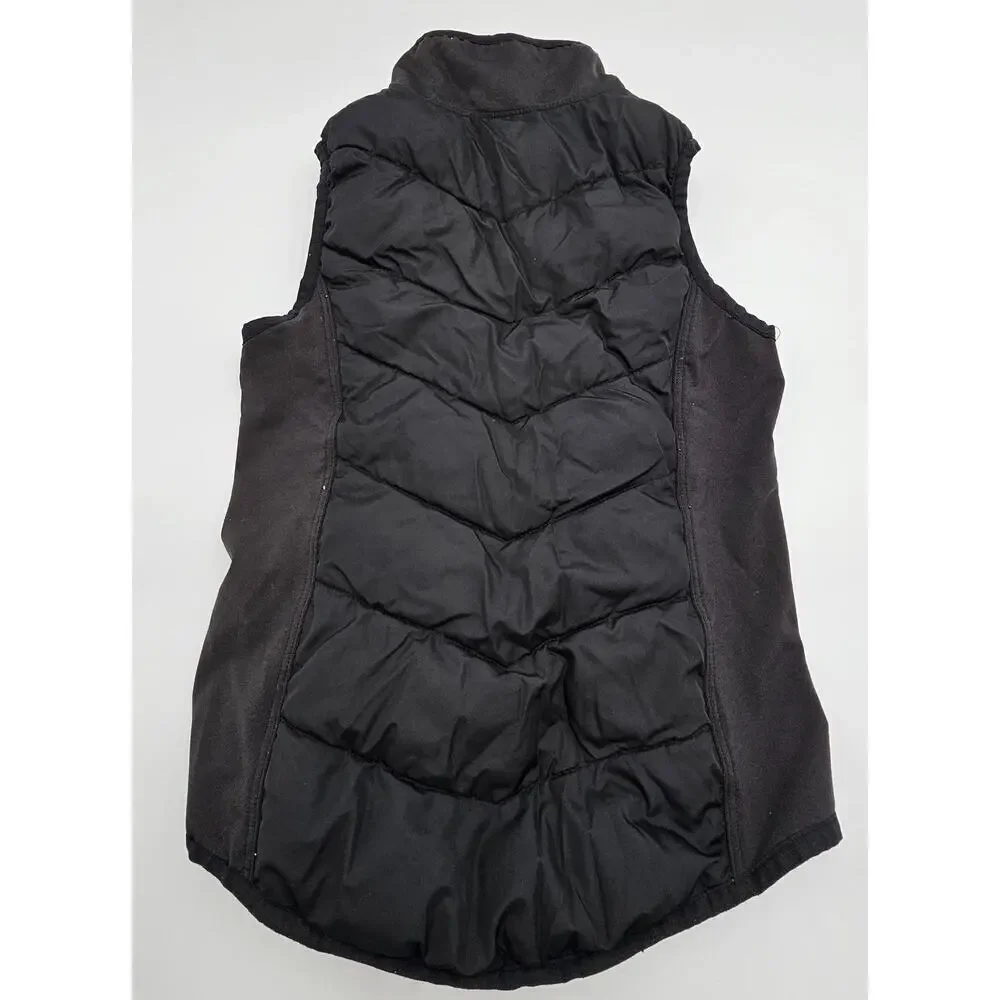 Gap Athletic Girl's 6/7 Black Athletic Wear Puffer Vest